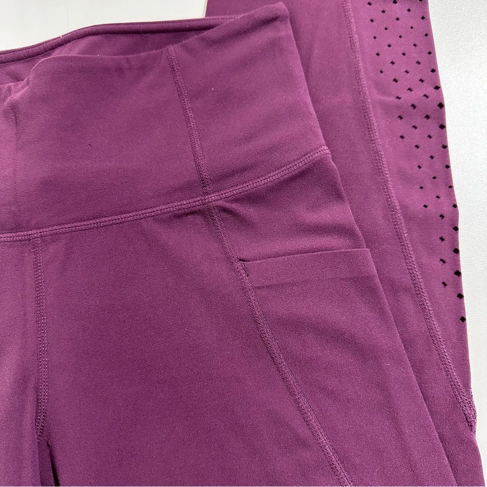 Athleta High Rise Legging Burgundy Women’s S - Picture 2 of 12